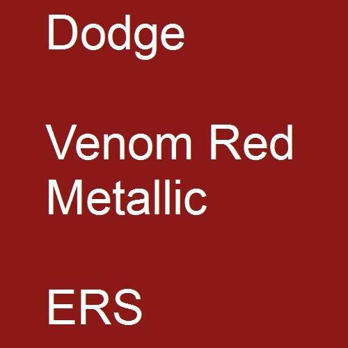 Dodge, Venom Red Metallic, ERS.